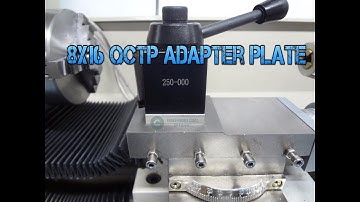 8x16 mini lathe QCTP toolpost tool post adapter grizzly g0768 mx 210V Ts 210 ebay chinese mini lathe