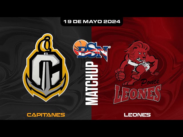 Capitanes de Arecibo vs. Leones de Ponce - BSN2024