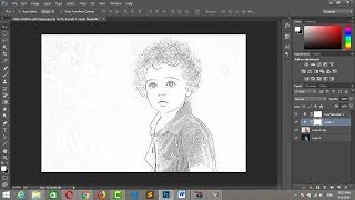 تحويل الصورة الى رسم بالفوتوشوب |  How to convert image to drawing in Photoshop