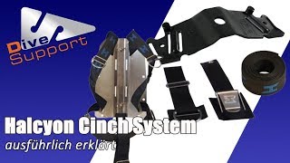 Halcyon Cinch System - ausführlich erklärt | Halcyon Komfort Harness System | DiveSupport