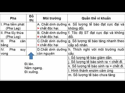 Sinh học 10 - Bài 18 - Sinh trưởng và sinh sản của vi sinh vật - Phần luyện tập - youtube
