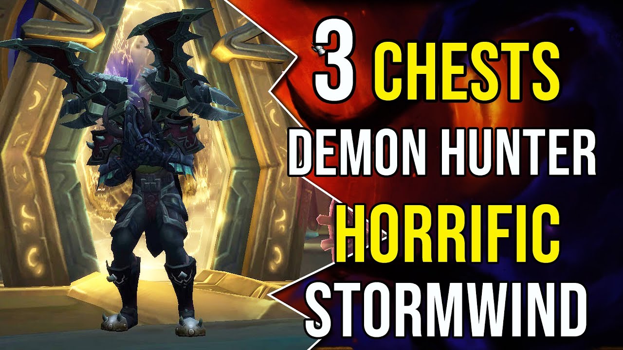 Havoc Demon Hunter 8.3 in Vision of Stormwind SOLO | 3 Chests | Cloak ...