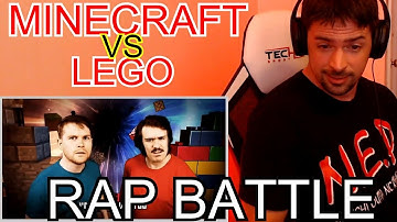 MINECRAFT VS LEGO | Rap Battle | feat. The Stupendium & ERB // REACTION!!!!