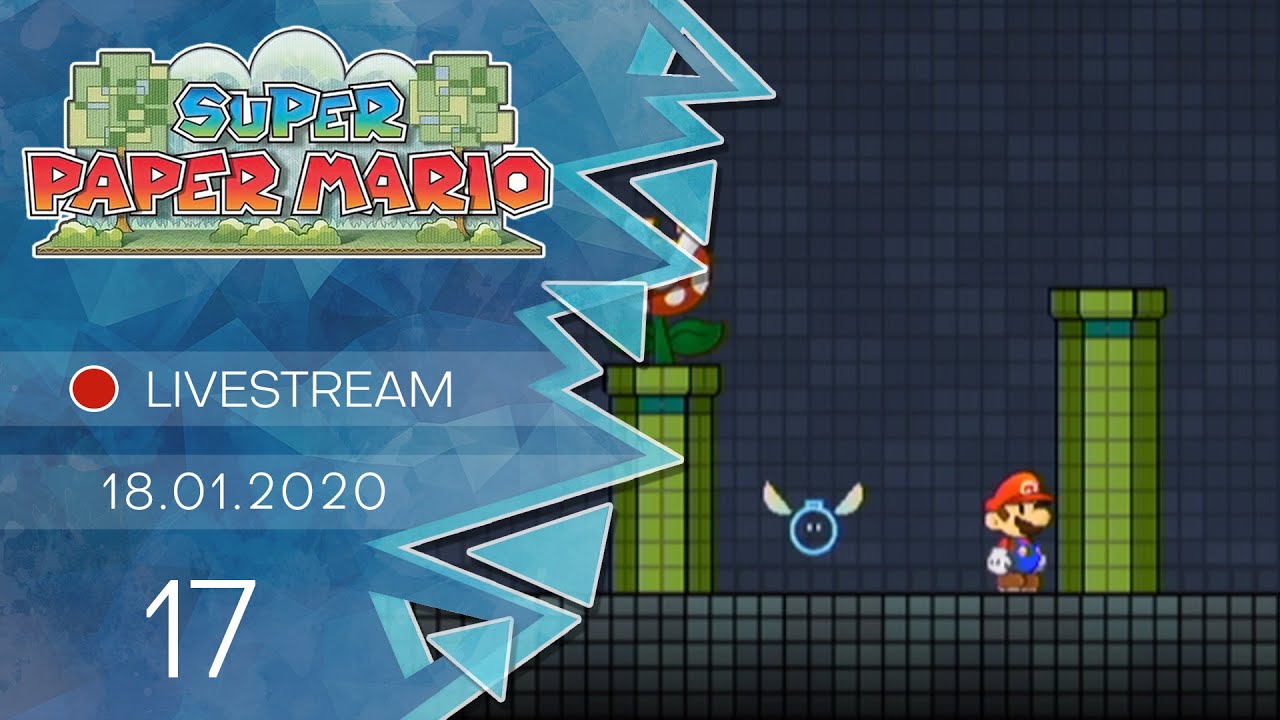 Super Paper Mario [Livestream/Blind] - #17 - Im Land der Pixel - YouTube