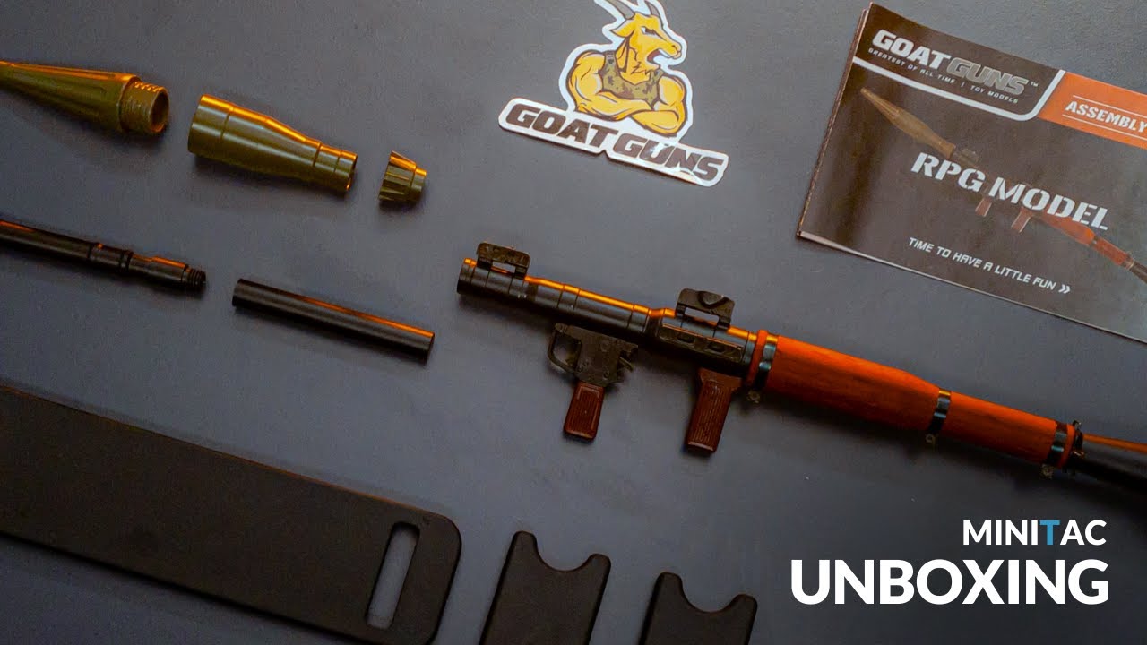 GoatGuns MINIATURE RPG Die-cast Model | UNBOXING (ASMR) - YouTube
