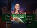 Claudia Sheinbaum muestra canchas de futbol