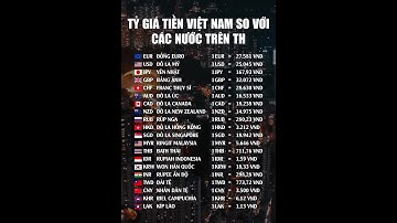 TỶ GIÁ VND VÀ USD QUA CÁC NĂM| TỶ GIÁ VIỆT NAM ĐỒNG| TỶ GIÁ NGOẠI TỆ TIỀN VIỆT NAM