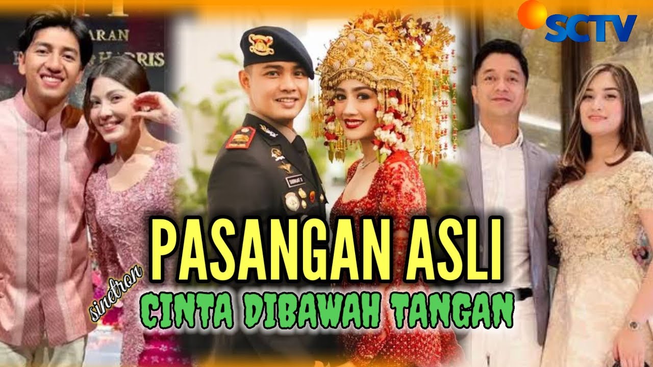 Pasangan Asli pemain sinetron Cinta dibawah Tangan SCTV