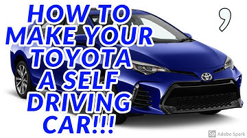How to make your Toyota a self driving car!!! (comma.ai EON/openpilot setup)
