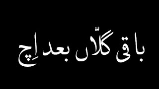 Baqi Gallan Baad Ich Zaheer Ahmed Mehrvi New Tiktok Poetry Zaheer Ahmed Mehrvi New Poetry