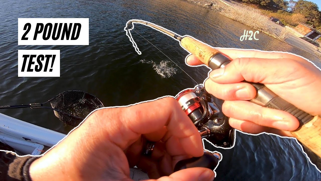 Use 2lb test line to catch trout YouTube