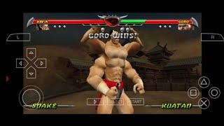 Mortal Kombat: Deception Havik vs Goro Havik é derrotado por Goro
