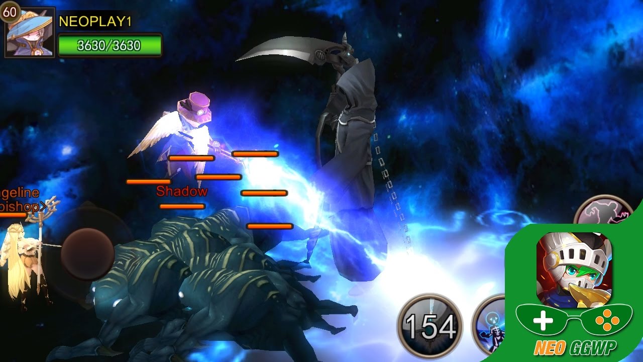 เกมมือถือ rpg War of Angels : Four Heroes (Android) - Gameplay Frist Start
