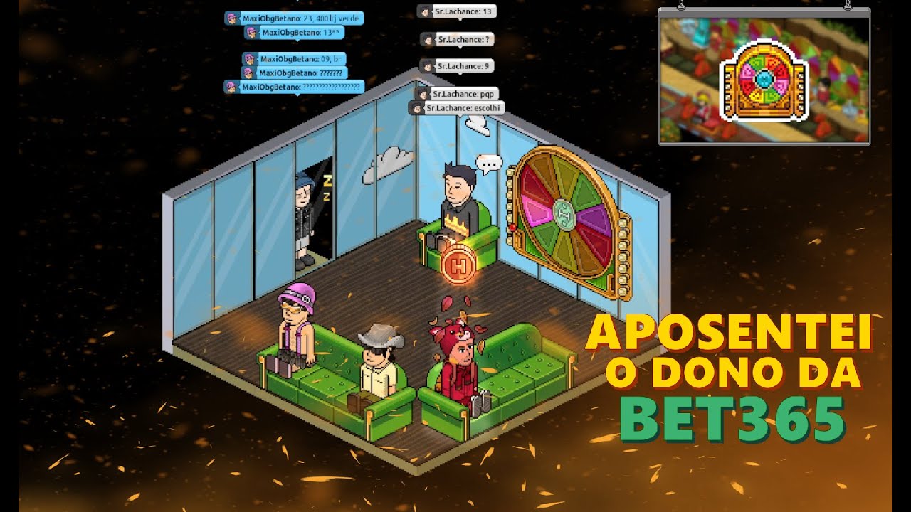 MAXI APOSENTANDO DONO DA BET 365 NAS GOD ! -  HABBO