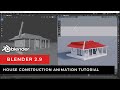 Blender 2.9 | 3D House construction animation Tutorial | CG Guru