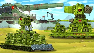 WE KV-44 และ Karl-44 จะไม่หยุดอยู่ต่อหน้าศัตรู! เรื่องราวที่ยอดเยี่ยม! - การ์ตูนเกี่ยวกับรถถัง