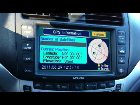 '04 Acura TSX Messed Up Navi