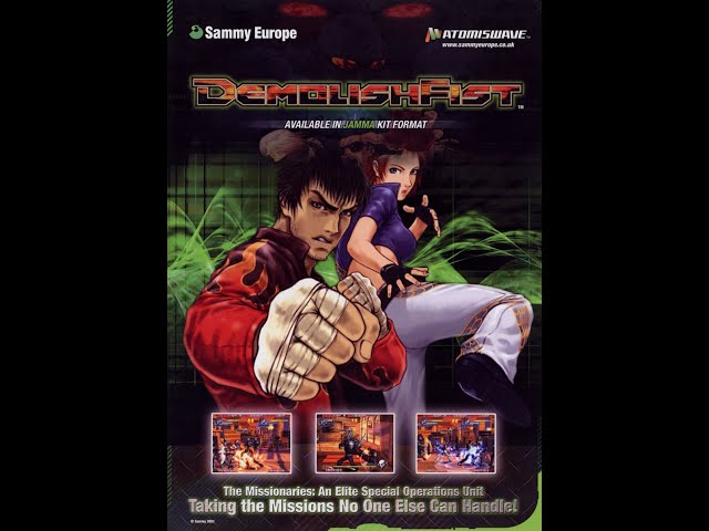 Demolish Fist ARCADE (SEGA-ATOMISWAVE-2003) SEGA - YouTube