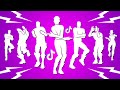 All Popular Icon Series Dances & Emotes in Fortnite! (To The Beat, Out West, Starlit)