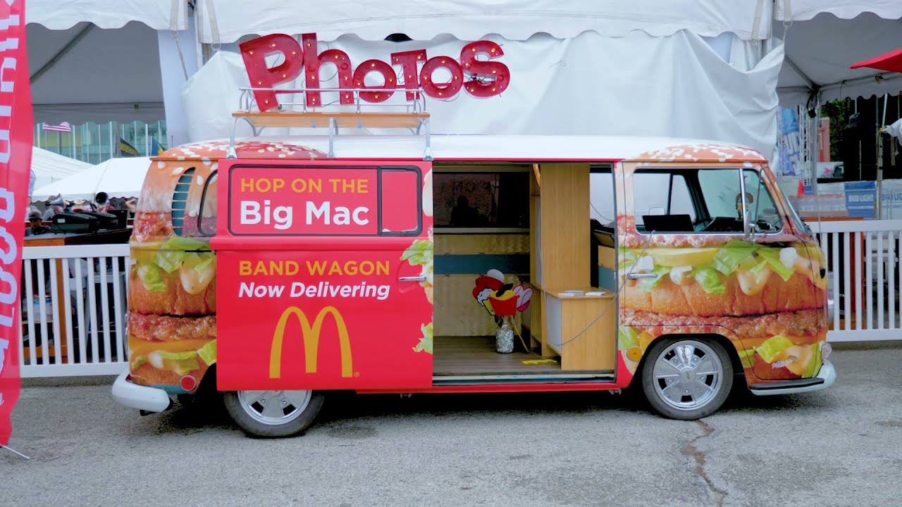 McDonalds Branded Volkswagen Photo Bus | NCAA Baseball National Championship | 2021