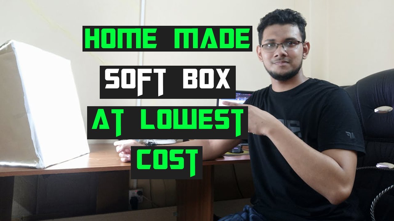 How to make softbox at home-in Lowest Price-2020