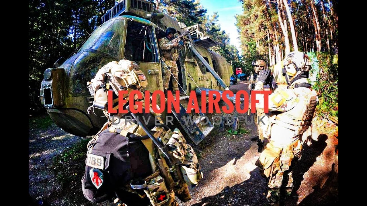 LEGION Airsoft Driver Wood Activity Centre YouTube