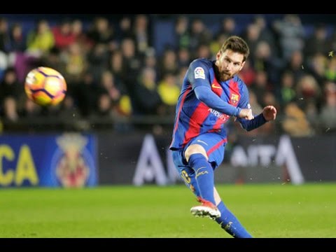 Coup franc Messi vs Villarreal