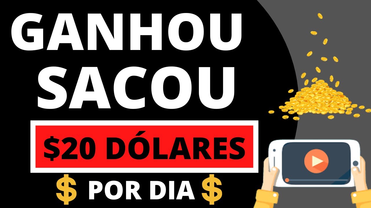 [ LANÇOU ] SITE PAGANDO $20 DÓLARES POR DIA / COMO GANHAR DINHEIRO EM CASA