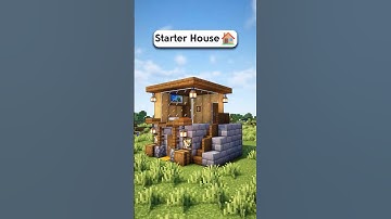Minecraft Starter House Tutorial🏠