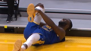 Details Draymond Green goes down and stays down with a non contact injury News