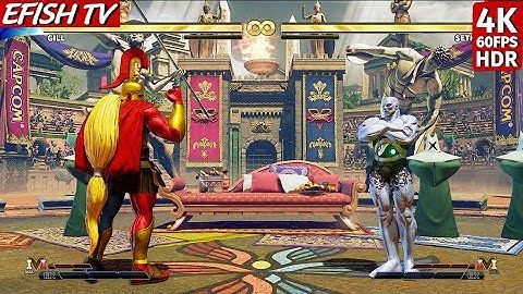 Sparta Gill vs Seth (Hardest AI) - Street Fighter V | 4K 60FPS HDR