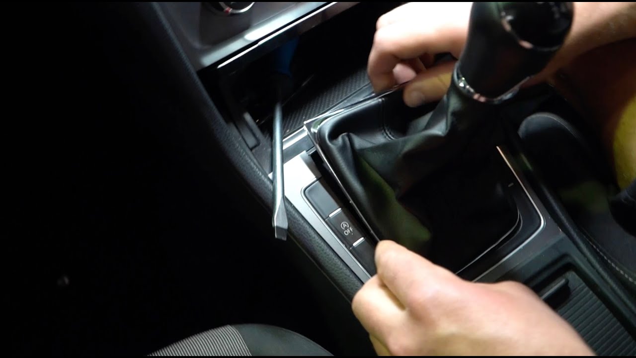 How to Remove & Replace Volkswagen Golf Mk7 Gear Knob Shifter Boot ...