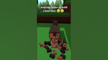 this pooping dog is so emotional #roblox #ihateyoungboy #buildaboat #buildaboatfortreasure #shorts