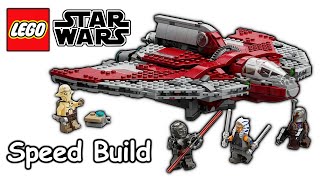 LEGO Star Wars Ahsoka Tanos T-6 Jedi Shuttle - Speed Build | Set 75362