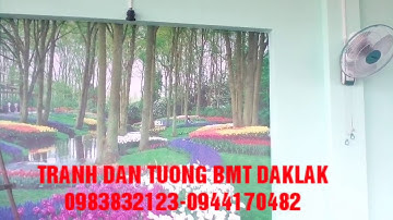 Tranh dán tường bmt Daklak giá rẻ