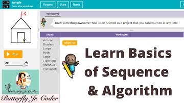 Sequences and Algorithm using Code.org | Kids Coding | Code.org tutorial for beginners | Whitehat Jr