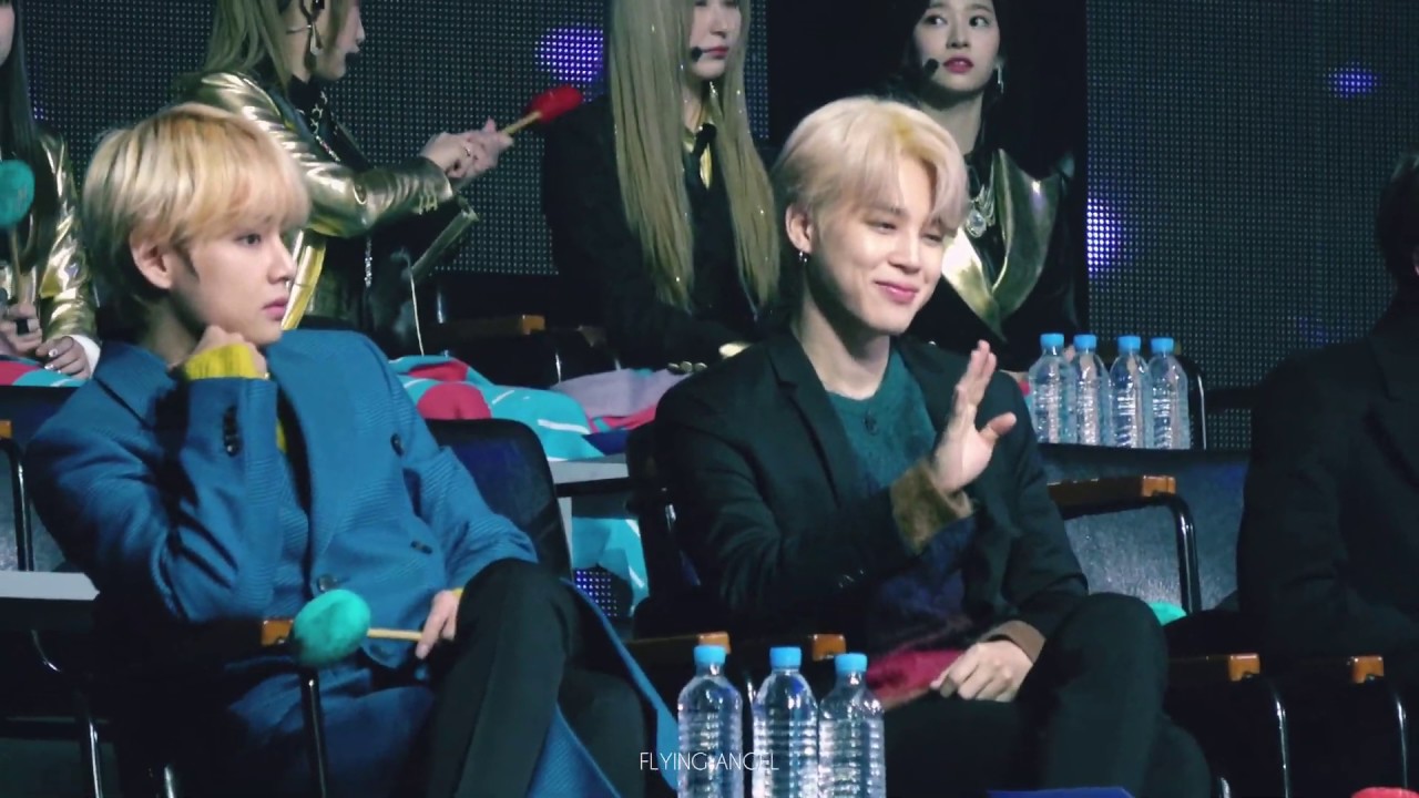 190106 골든디스크어워즈 GDA Reaction to NU'EST 방탄소년단 지민 대기석 직캠 BTS JIMIN Focus