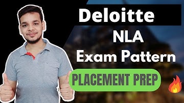 Deloitte Exam Pattern | National Level Assessment | NLA | Deloitte Test | Aptitude | Coding