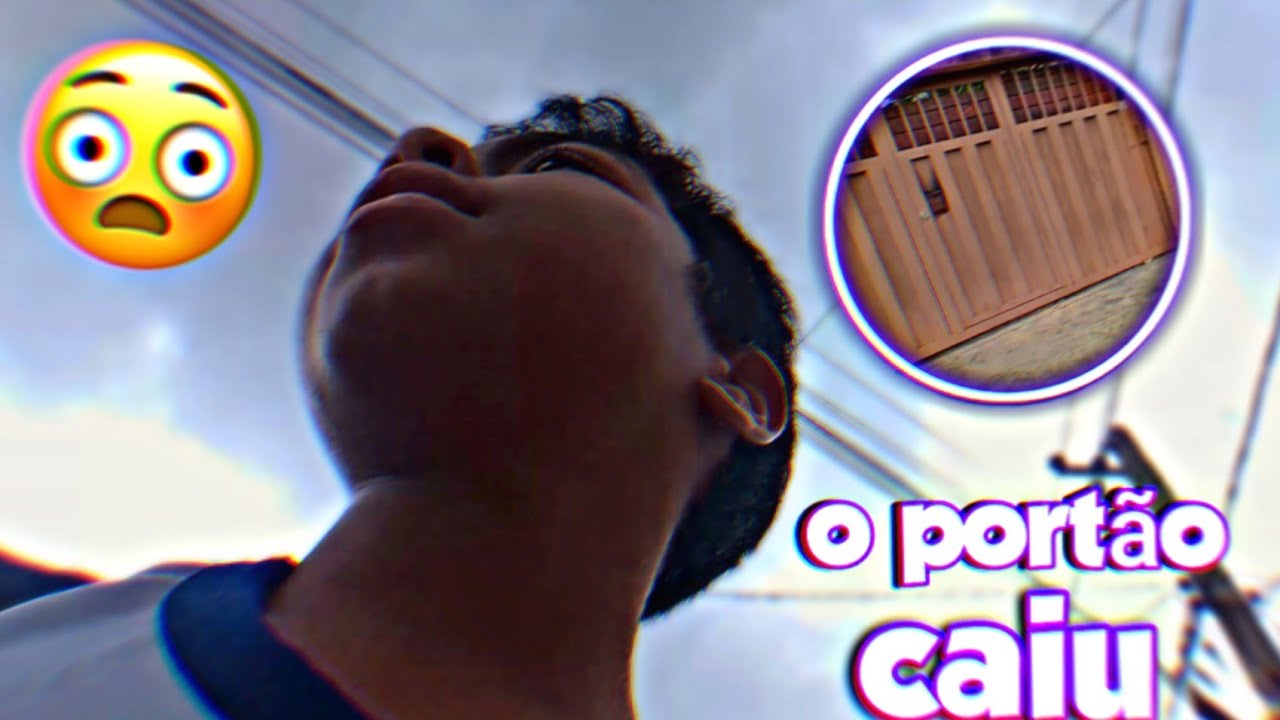 FOMOS CHUTAR PORTÕES E O PORTÃO QUASE CAIU!  (vlog na escola)