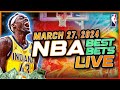 The 10 best nba bets for wednesday march 27th  fast break bets presented by draftkings