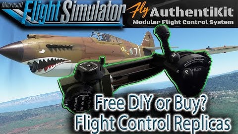 Authentikit Modular Replica Flight Controls | Free DIY or Payware | MSFS