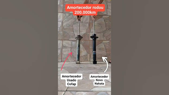 Amortecedor Presurizado Usado vs. Amortecedor Presurizado Novo