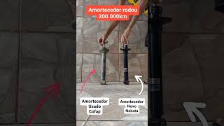 Amortecedor Presurizado Usado vs. Amortecedor Presurizado Novo