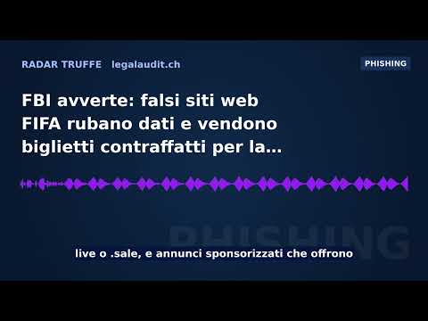 FBI avverte: falsi siti web FIFA rubano dati e vendono biglietti contraffatti per la Coppa del Mondo