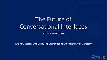 Future of Conversational Interfaces