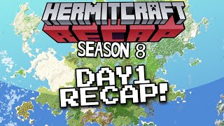 Hermitcraft SEASON 8 Day 1 RECAP!
