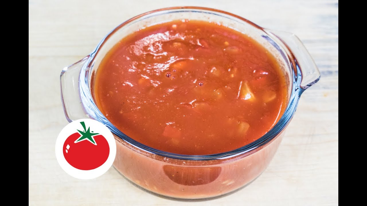 Cómo hacer salsa de tomate casera YouTube Cómo hacer salsa de tomate casera YouTube