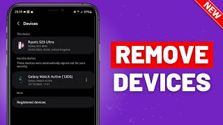 How To Remove Devices From Samsung Account (EASY)