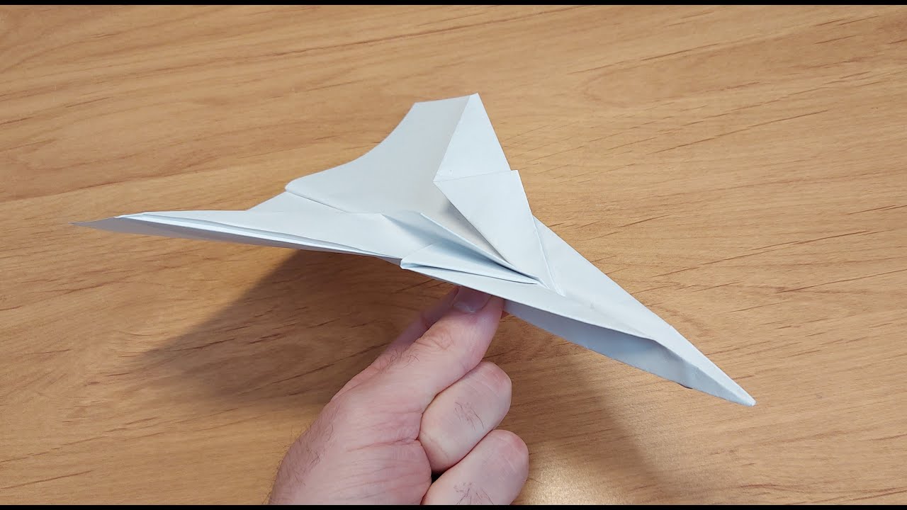comment faire un avion en papier - YouTube