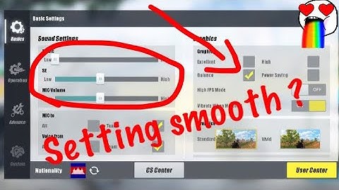 របៀប កែSetting Game Rule of Survival អោយSmooth ដើលឿន | How to edit setting rule of Survival